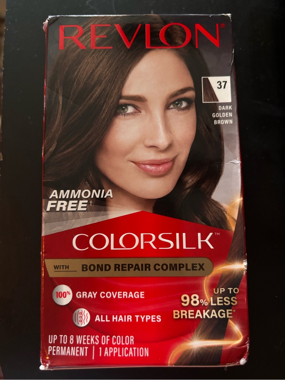 Revlon Colorsilk Hair Color - Dark Golden Brown (37)